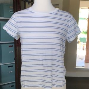 Pacsun White & Blue Striped Shirt NWT
